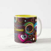 Retro Circle Square 1950 Tasse Cup (VorderseiteRechts)
