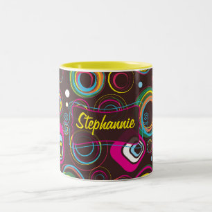 Retro Circle Square 1950 Tasse Cup