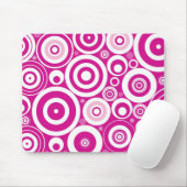 Retro Circles Mousepad (Mit Mouse)