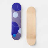 Retro Circles Skateboard (Vorderseite)
