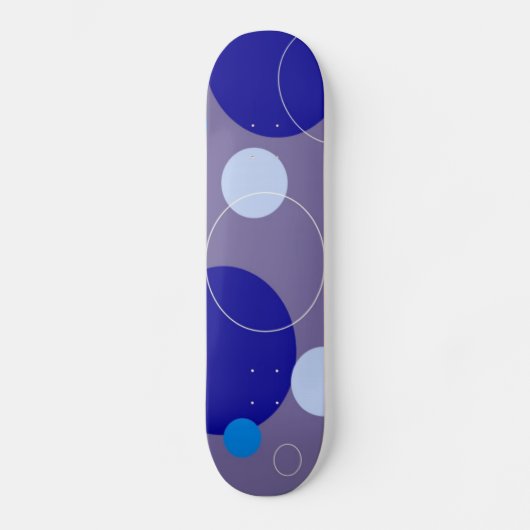 Retro Circles Skateboard (Vorderseite)