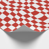 Retro Circus 70er trippiges, viereckiges Muster Geschenkpapier (Ecke)