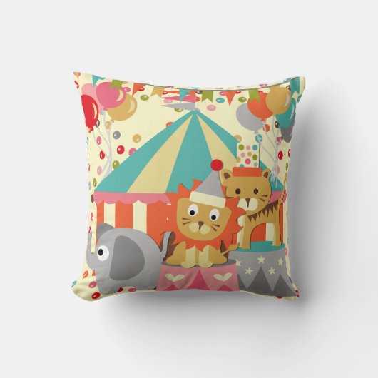 Retro Circus MOJO Pillow Kissen (Vorderseite)