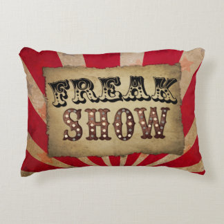 Retro Circus Poster Freak Show Dekokissen