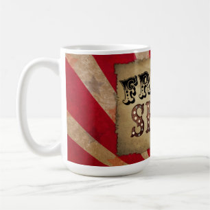 Retro Circus Poster Freak Show Kaffeetasse