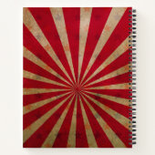 Retro Circus Poster Freak Show Notizblock (Rückseite)