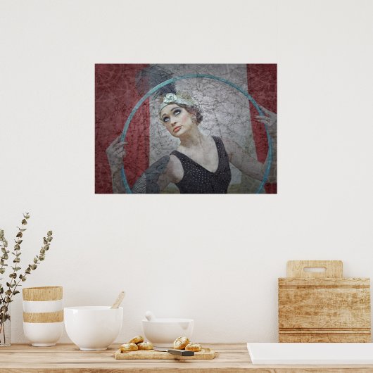 Retro Circus Preformer Poster (Küche)