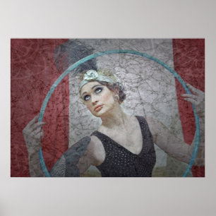 Retro Circus Preformer Poster