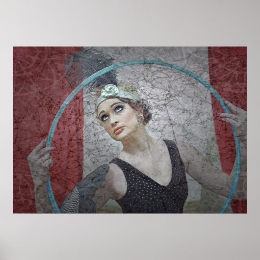 Retro Circus Preformer Poster (Vorne)