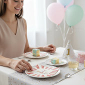 Retro Circus Theme Birthday Paper Napkins Serviette