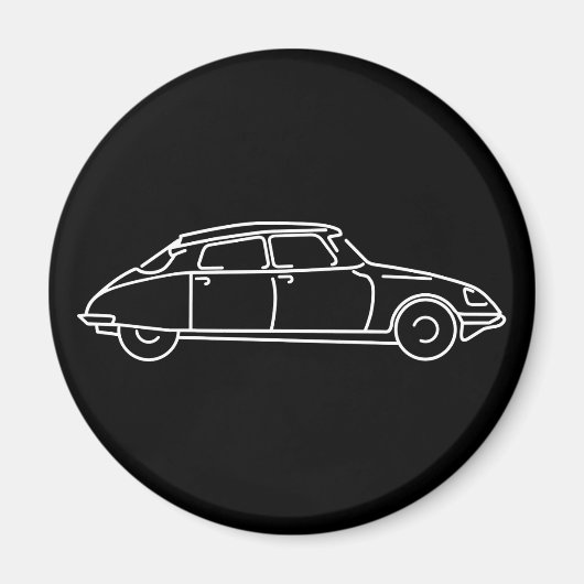 Retro Citroen DS 19 der Haifisch Magnet (Vorne)