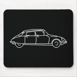 Retro Citroen DS 19 der Haifisch Mousepad