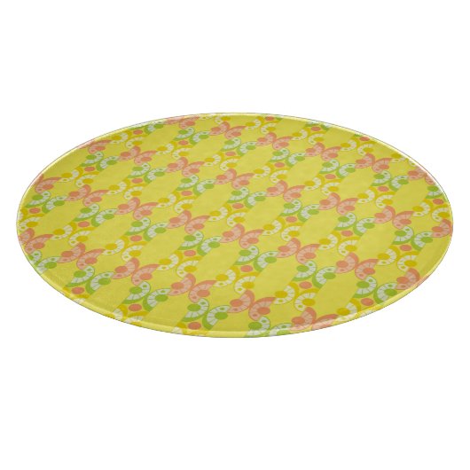 Retro Citrus Glass Cutting Board (5 Stile) Schneidebrett (Ecke)
