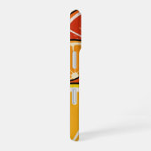 Retro Citrus Horizon iPhone 16 Hülle (Rechte Seite)