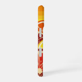 Retro Citrus Horizont iPhone 16 Hülle (Rechte Seite)