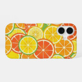 Retro Citrus Slice iPhone 16 Hülle (Rückseite (Horizontal))