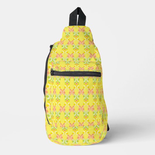 Retro Citrus Sling Bag (Vorderseite)