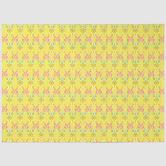 Retro Citrus Tissue Paper Seidenpapier (Vorderseite)