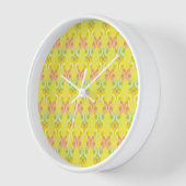 Retro Citrus Wood Gerahmte Uhr (Winkel)