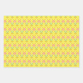 Retro Citrus Wrapping Paper Geschenkpapier Set (Vorderseite)
