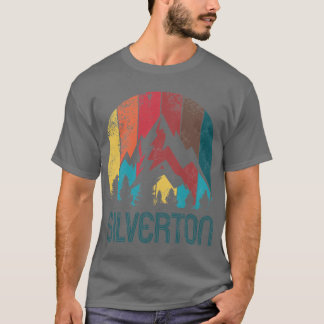 Retro City of Silverton T-Shirt für Männer Frauen