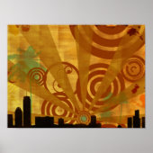 retro cityscape poster (Vorne)