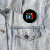 Retro Ck To School 6th Bereit Zum Levelaufstieg Ga Button (Beispiel)