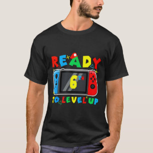 Retro Ck Zur Schule 6. Bereit Zum Levelaufstieg Ga T-Shirt