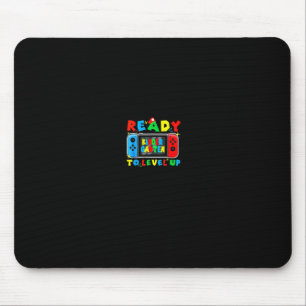 Retro Ck Zur Schule Kindergarten Bereit Zum Leveln Mousepad