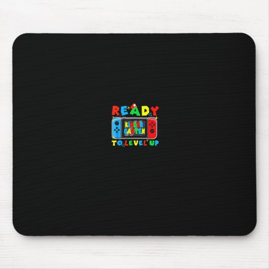 Retro Ck Zur Schule Kindergarten Bereit Zum Leveln Mousepad (Vorne)