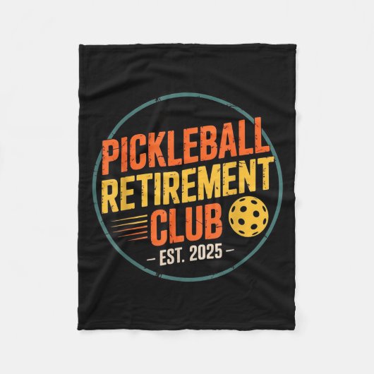 Retro Ckleball Retirement Club Apparel Retro Vinta Fleecedecke (Vorderseite)
