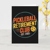 Retro Ckleball Retirement Club Apparel Retro Vinta Karte (Gelbe Blume)