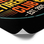 Retro Ckleball Retirement Club Apparel Retro Vinta Poster (Ecke)