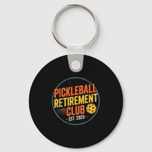 Retro-Ckleball-Ruhestandsclub-Bekleidung Retro-Vin Schlüsselanhänger