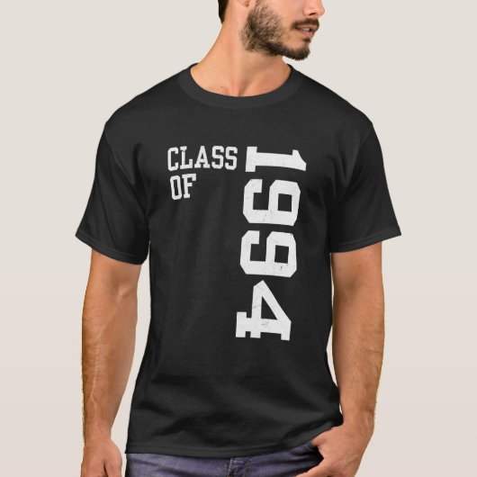Retro Class of 1994 Senior High School Reunion Vin T-Shirt (Vorderseite)