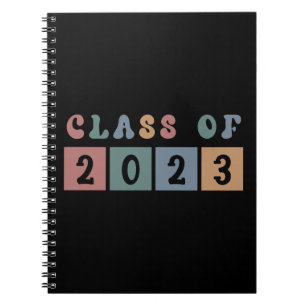 Retro Class of 2023 School College graduation Gift Notizblock
