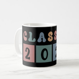 Retro Class of 2023 School Uni-Abschluss Gift Kaffeetasse