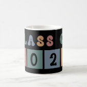 Retro Class of 2023 School Uni-Abschluss Gift Kaffeetasse (Mittel)