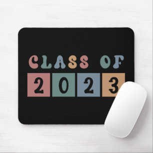 Retro Class of 2023 School Uni-Abschluss Gift Mousepad