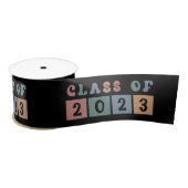 Retro Class of 2023 School Uni-Abschluss Gift Satinband (Spule)