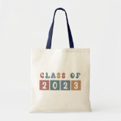 Retro Class of 2023 School Uni-Abschluss Gift Tragetasche (Vorne)