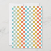 Retro Class of Congrats Graduation Einladung (Rückseite)