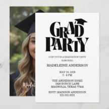 Retro Class of Congrats Graduation Photo