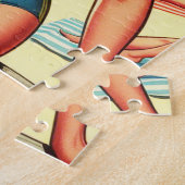 Retro Classic Beach Button Up Puzzle (Seite)