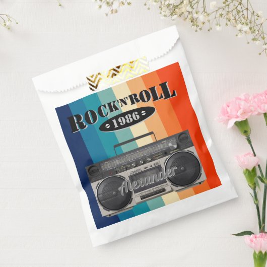 Retro Classic Boom Box Rock'n'Roll Musik Vintag Geschenktütchen (Versiegelt)