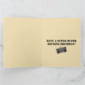 Retro Classic Boom Box Rock'n'Roll Musik Vintag Karte (Innenseite)