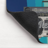 Retro Classic Boom Box Rock'n'Roll Musik Vintag Mousepad (Ecke)