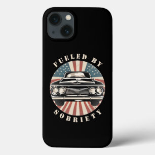 Retro Classic Car American Flag mit Sobriety Case-Mate iPhone Hülle