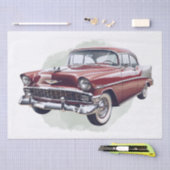 Retro Classic Car Decoupage Seidenpapier (Handwerk)
