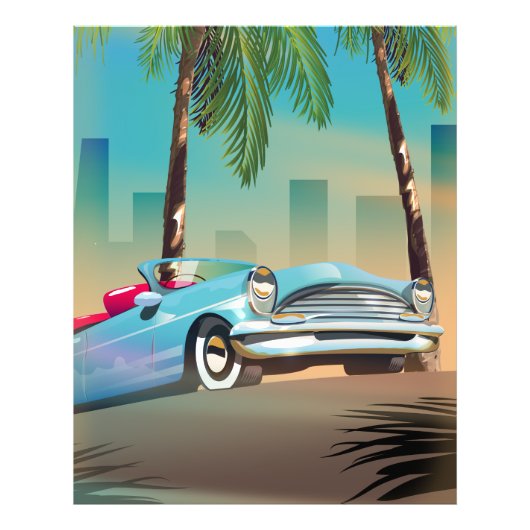 Retro Classic Car Fotodruck (Vorne)
